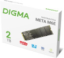 Накопитель SSD Digma PCIe 4.0 x4 2TB DGSM4002TM6ET Meta M6E M.2 22802