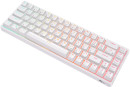 Компактная (70%) механическая клавиатура Royal Kludge RKG68 - 3 типа подключения, 68 клавиш, белая, переключатели RK Red2