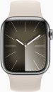 Смарт-часы Apple Watch Series 9 A2978 41мм OLED корп.серебристый Sport Band разм.брасл.:S/M (MR9M3LL/A)2