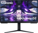 Монитор 27" Samsung Odyssey G3 S27AG320NI черный VA 1920x1080 250 cd/m^2 1 ms DisplayPort HDMI Аудио LS27AG320NIXCI8