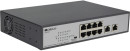 Unmanaged Switch 8x1000Base-T PoE, 2x1000Base-T, PoE Budget 120W, Long-range PoE up to 250m, 19" w/brackets2