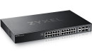 Коммутатор/ Zyxel XGS2220-30F L3 Access switch , rack 19", 24xSFP, 2xRJ-45: 1/2.5/5/10G, 4xSFP+, standalone/cloud management2