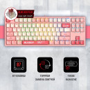 Клавиатура A4TECH Bloody S87  Energy,  USB, розовый [s87 usb  energy pink]3