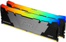 Оперативная память для компьютера 32Gb (2x16Gb) PC4-25600 3200MHz DDR4 DIMM CL16 Kingston Fury Renegade RGB KF432C16RB12AK2/322