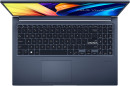 Ноутбук ASUS VivoBook 15 X1502ZA-BQ1858 15.6" 1920x1080 Intel Core i5-12500H SSD 512 Gb 16Gb WiFi (802.11 b/g/n/ac/ax) Bluetooth 5.2 Intel Iris Xe Graphics синий DOS 90NB0VX1-M02NC06
