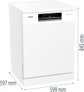 Посудомоечная машина Gorenje GS642E90W белый (полноразмерная)5