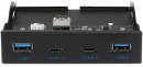 Многофункциональная панель DEXP USB3.0 x 2 & USB3.1 x 2 черный2