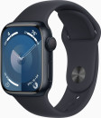 Смарт-часы Apple Watch Series 9 A2978 41мм OLED корп.темная ночь Sport Band рем.темная ночь разм.брасл.:150-200мм (MR8X3LL/A)3