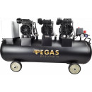 Pegas pneumatic малошумный компрессор PG-4200 120л, 460 л/мин, 4.2квт безмасляный 6623