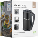 Чайник электрический GALAXY LINE GL0338 2200 Вт чёрный 1.7 л металл/пластик6
