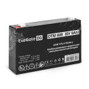 Аккумуляторная батарея ExeGate DTM 609 (6V 9Ah, клеммы F1)6