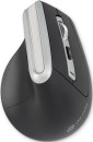 Мышь Оклик 991MW серый оптическая (2400dpi) silent беспроводная BT/Radio USB для ноутбука (7but)