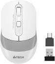 Мышь беспроводная A4TECH Fstyler FG10CS Air белый серый USB + радиоканал