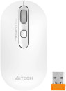 Мышь A4Tech Fstyler FG20S белый/серый оптическая (2000dpi) silent беспроводная USB для ноутбука (3but)2