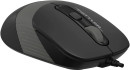 Мышь A4Tech Fstyler FM10ST серый/черный оптическая (1600dpi) silent USB для ноутбука (3but)3