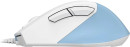 Мышь A4Tech Fstyler FM45S Air голубой/белый оптическая (2400dpi) silent USB (7but)4