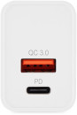 Сетевое зар./устр. Digma DGW2D 20W 3A+1A (PD+QC) USB-C/USB-A универсальное белый (DGW2D0F110WH)3