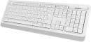 Клавиатура + мышь A4Tech Fstyler FG1010S клав:белый/серый мышь:белый/серый USB беспроводная Multimedia (FG1010S WHITE)3