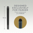 Картридж Parker Quink Z11 (CW1950382) черные чернила для ручек перьевых (5шт)2