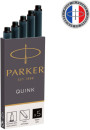Картридж Parker Quink Z11 (CW1950382) черные чернила для ручек перьевых (5шт)5