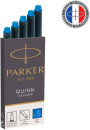 Картридж Parker Quink Z11 (CW1950383) синие чернила смывающиеся для ручек перьевых (5шт)5