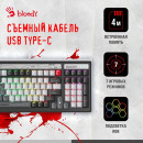 Клавиатура A4Tech Bloody B950 механическая серый/черный USB for gamer LED (B950)3