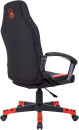 Кресло игровое A4Tech Bloody GC-190 черный/красный текстиль/эко.кожа крестов. пластик4