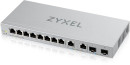 Коммутатор/ Zyxel XGS1210-12 Multi-Gigabit Smart L2 Switch, 8xGE, 2x1/2.5GE, 2xSFP+, Desktop, Silent3