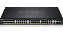 L3 Access коммутатор Zyxel NebulaFlex Pro XGS2220-54FP, rack 19", 48xRJ-45: 1G PoE+ (8 из них PoE++), 2xRJ-45: 1/2.5/5/10G PoE++, 4xSFP+, бюджет PoE 960 Вт