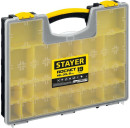 STAYER ROCKET-19, 420 x 330 x 50 мм, (16.5?), пластиковый органайзер с 19 съемными лотками (2-38032)
