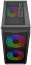 Powercase Mistral Edge SE, Tempered Glass, 2x 140mm ARGB PWM+1x 120mm ARGB PWM, чёрный, ATX  (CMSEB-A3)2