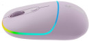 CANYON MW-22, 2 in 1 Wireless optical mouse with 4 buttons,Silent switch for right/left keys,DPI 800/1200/1600, 2 mode(BT/ 2.4GHz),  650mAh Li-poly battery,RGB backlight,Pearl rose, cable length 0.8m, 110*62*34.2mm, 0.085kg3