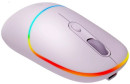 CANYON MW-22, 2 in 1 Wireless optical mouse with 4 buttons,Silent switch for right/left keys,DPI 800/1200/1600, 2 mode(BT/ 2.4GHz),  650mAh Li-poly battery,RGB backlight,Pearl rose, cable length 0.8m, 110*62*34.2mm, 0.085kg4