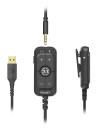 Наушники с микрофоном A4Tech Bloody M590i желтый/серый 1м мониторные USB оголовье (M590I SPORTS LIME)3