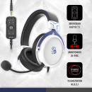 Наушники с микрофоном A4Tech Bloody M590i синий/белый 1м мониторные USB оголовье (M590I SPORTS NAVY)5