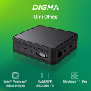 Неттоп Digma Mini Office Intel Celeron N5030 8 Гб SSD 256 Гб Intel UHD Graphics 605 Windows 11 Pro DPN5-8CXW0110