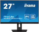 Монитор Iiyama 27" XUB2792UHSU-B5 черный IPS LED 16:9 DVI HDMI M/M матовая HAS Piv 350cd 178гр/178гр 3840x2160 60Hz DP 4K USB 6.7кг2