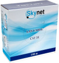 SkyNet Кабель Standart UTP indoor 4x2x0,48, медный, FLUKE TEST, кат.5e, однож., 100 м, box, серый [CSS-UTP-4-CU/100]3