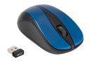 Мышь Acer OMR132 синий/черный оптическая (1000dpi) беспроводная USB для ноутбука (2but)5