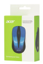 Мышь Acer OMR132 синий/черный оптическая (1000dpi) беспроводная USB для ноутбука (2but)9