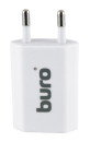 Сетевое зарядное устройство Buro TJ-164w,  USB,  5Вт,  1A,  белый5