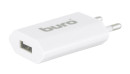 Сетевое зарядное устройство Buro TJ-164w,  USB,  5Вт,  1A,  белый7