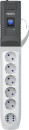 Сетевой фильтр Pilot PRO USB 1.8м (6 розеток) серый (коробка)9
