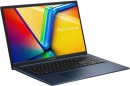 Ноутбук ASUS VivoBook 17 X1704ZA-AU342 17.3" 1920x1080 Intel Core i7-1255U SSD 512 Gb 16Gb Bluetooth 5.1 Intel Iris Xe Graphics синий DOS 90NB10F2-M00DE03