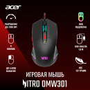 Мышь Acer Nitro OMW301 черный оптическая (7200dpi) USB (6but)4