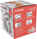 Чайник металлический Starwind Chef Daily 2.8л. серый (SW-CH1308)10