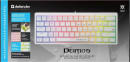 Клавиатура проводная Defender MECHANICAL DEIMOS GK-303 RU RGB USB белый2