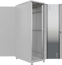 Шкаф серверный NTSS Премиум (NTSS-R22U60100GS) напольный 22U 600x1000мм пер.дв.стекл металл 900кг серый IP20 сталь5