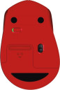 Мышь Logitech M331 Silent Plus красный оптическая (1000dpi) silent беспроводная USB5
