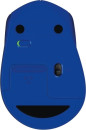 Мышь Logitech M331 Silent Plus синий оптическая (1000dpi) silent беспроводная USB (3but)5